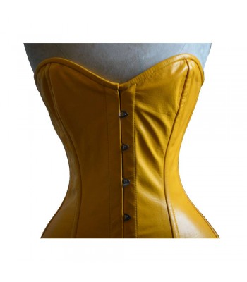 Women Exclusive Long Leather Corset Dress Style Corset